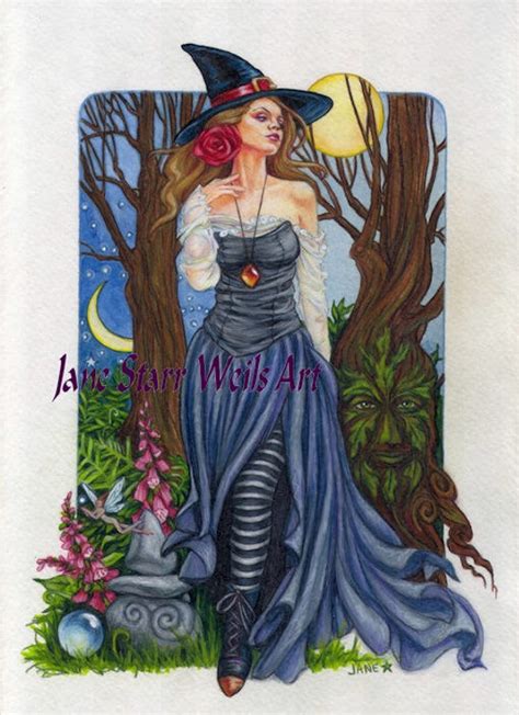 Witch of the spring solstice